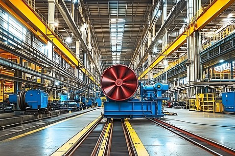 工廠地面元素背景大全 鋼結構制造場景素材下載指南